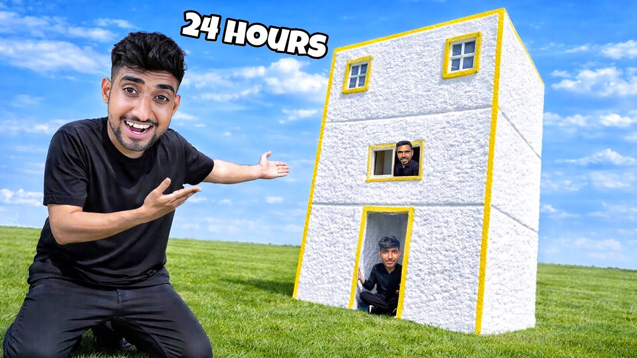 Surviving 24 Hours in a Fom House Challenge