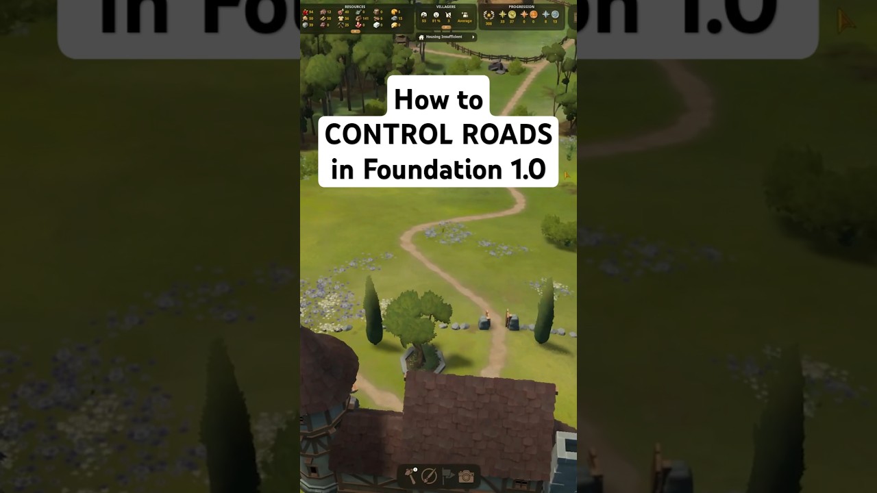 Tutorial: How to CONTROL ROADS in Foundation 1.0