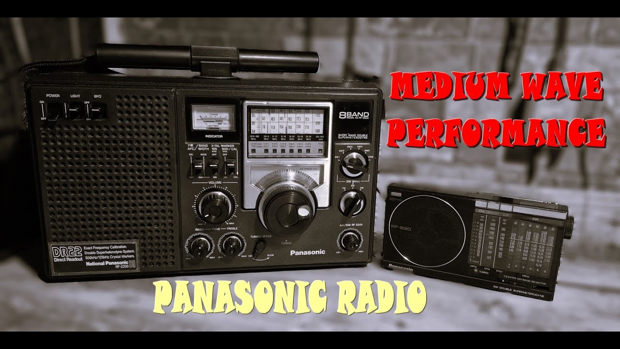 PANASONİC RF-2200 PANASONİC RF-B20 Mw Comparison
