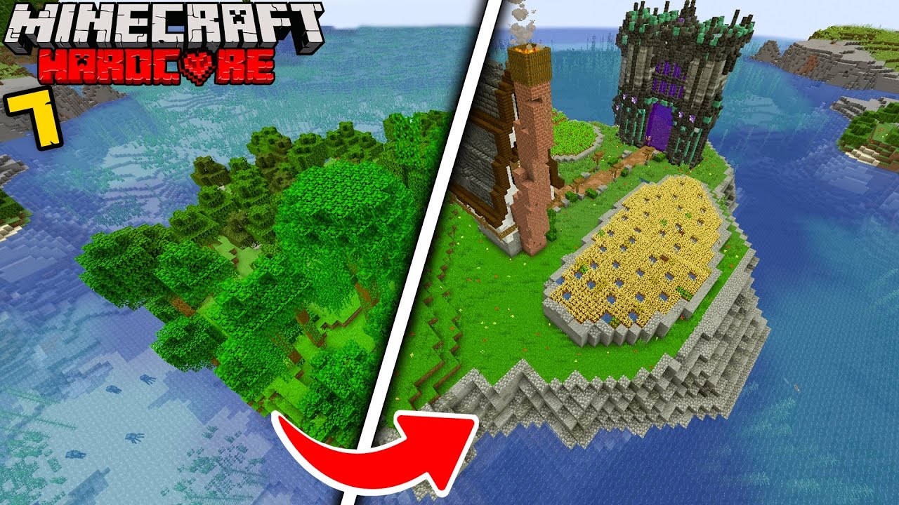 Am Transformat *o Insula* in Minecraft Hardcore!