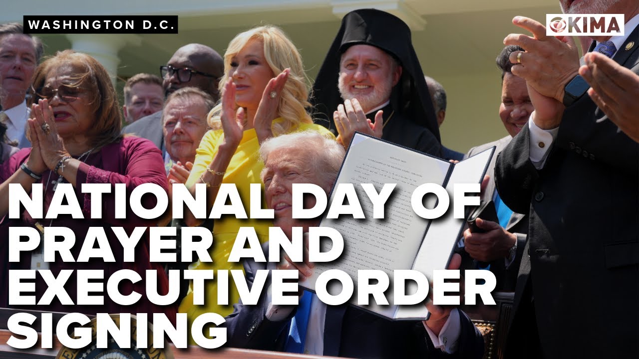 Full National Prayer Ceremony and Executive Order Signing with Religious Leaders