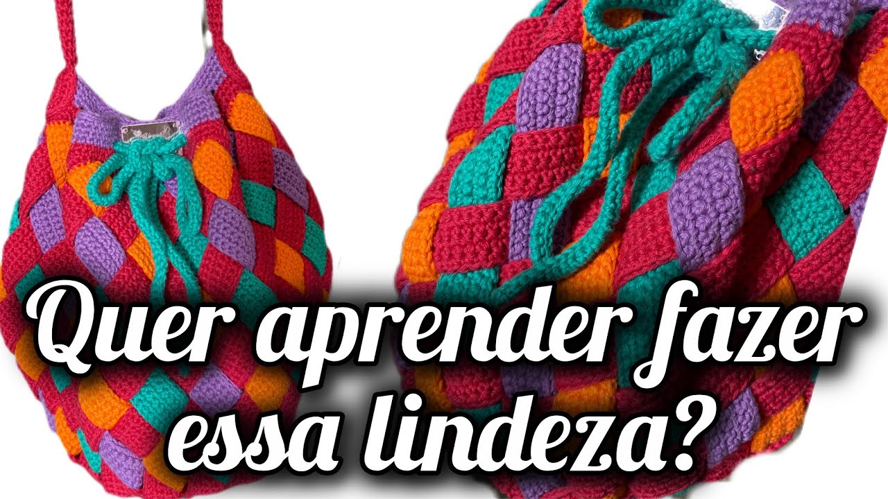 Vem comigo fazer essa bolsa lindaaaaa😍😍😍😍(parte 1)
