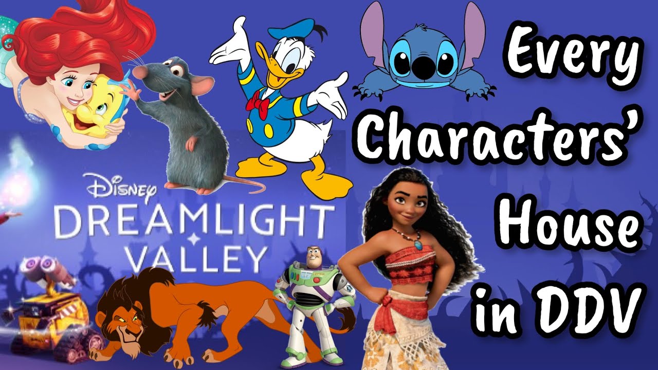 Домики персонажей Disney для Disney Dreamlight Valley!