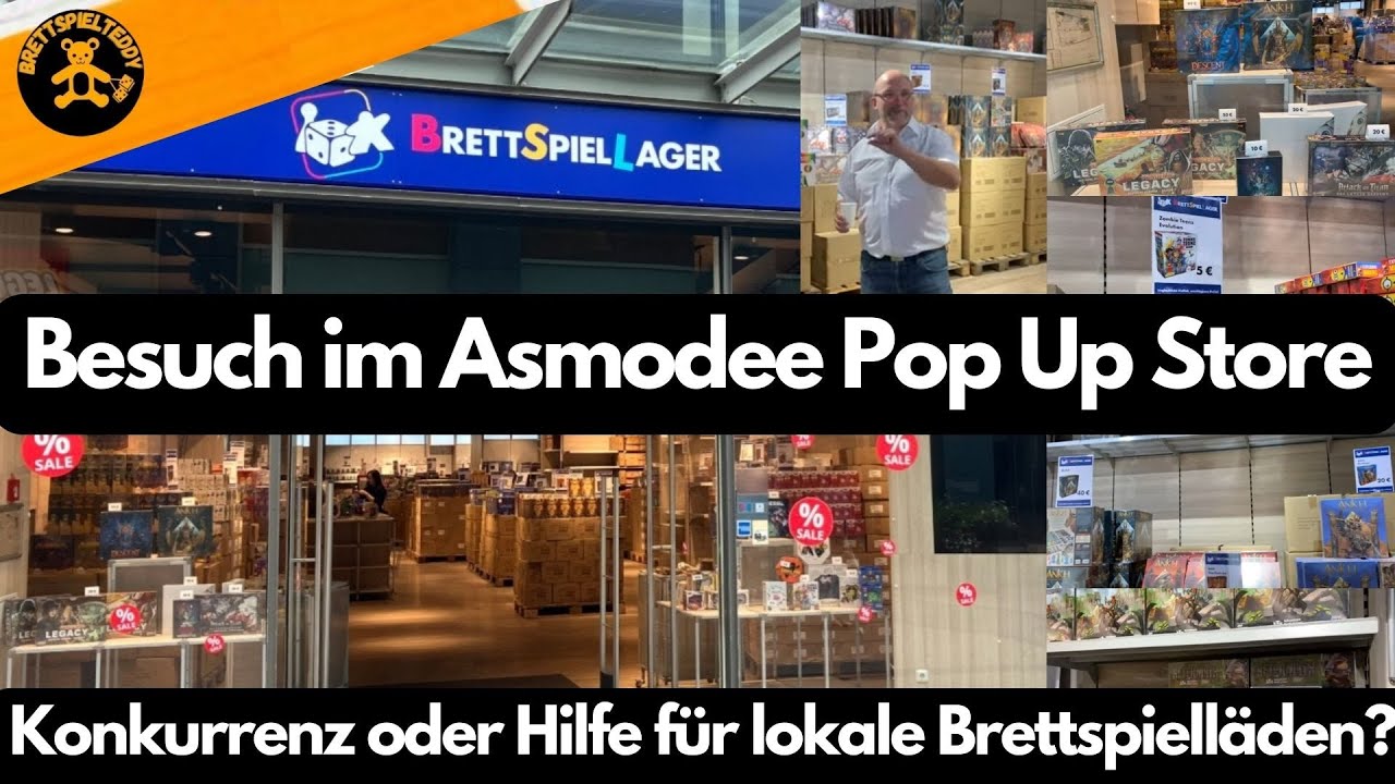Besuch im Asmodee Pop Up Store - Brettspiel Teddy