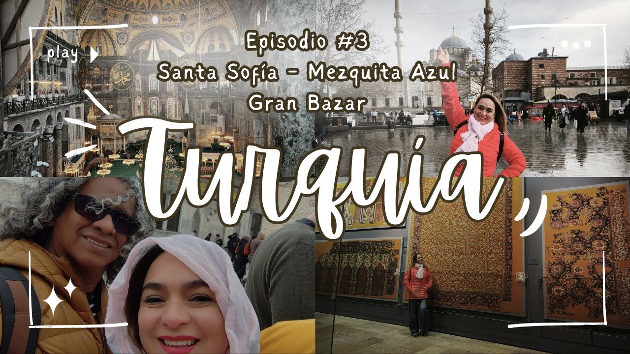 👉 Día 3 en Estambul 🇹🇷 | Santa Sofía, Mezquita Azul y el Bazar de las Especias ✨