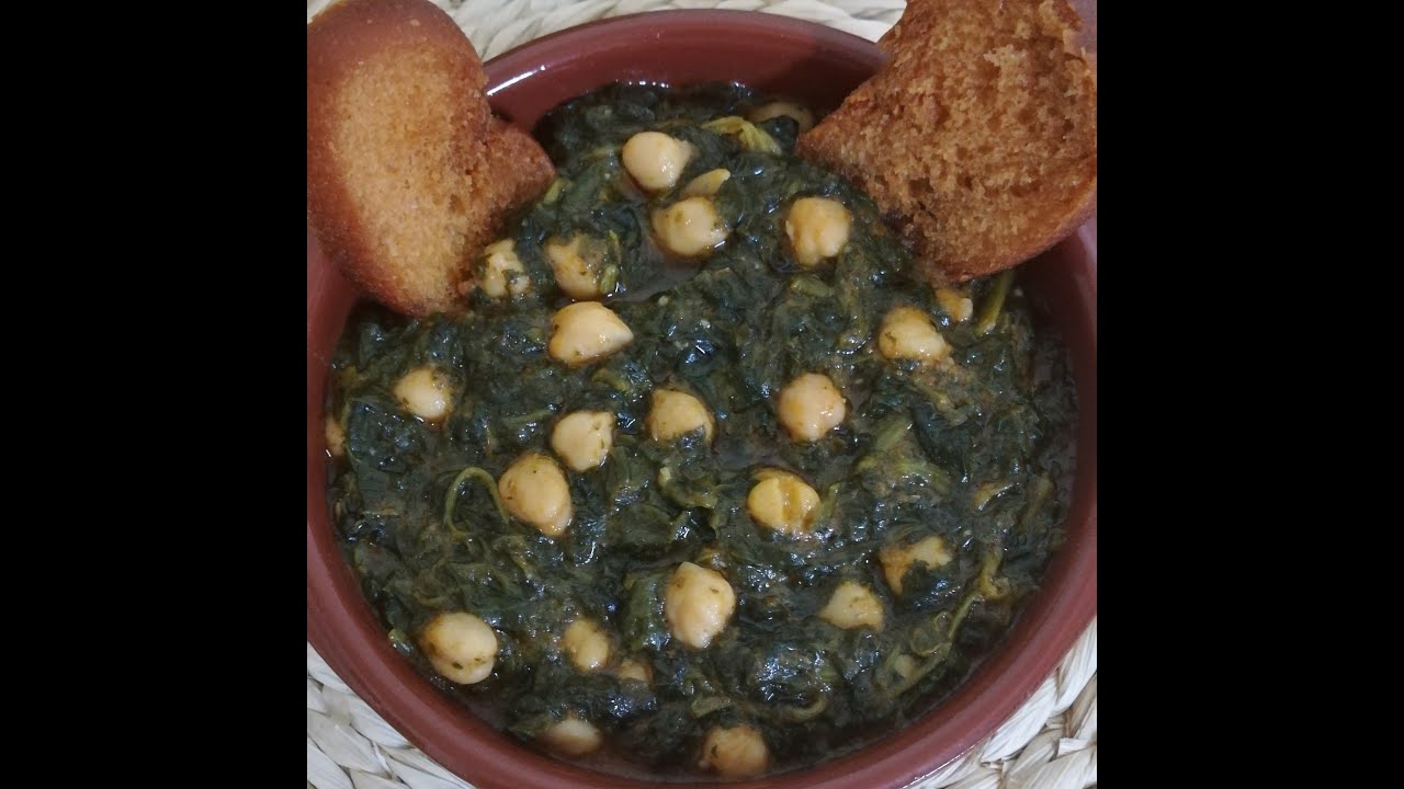 Espinacas con garbanzo | Receta Andaluza 💃