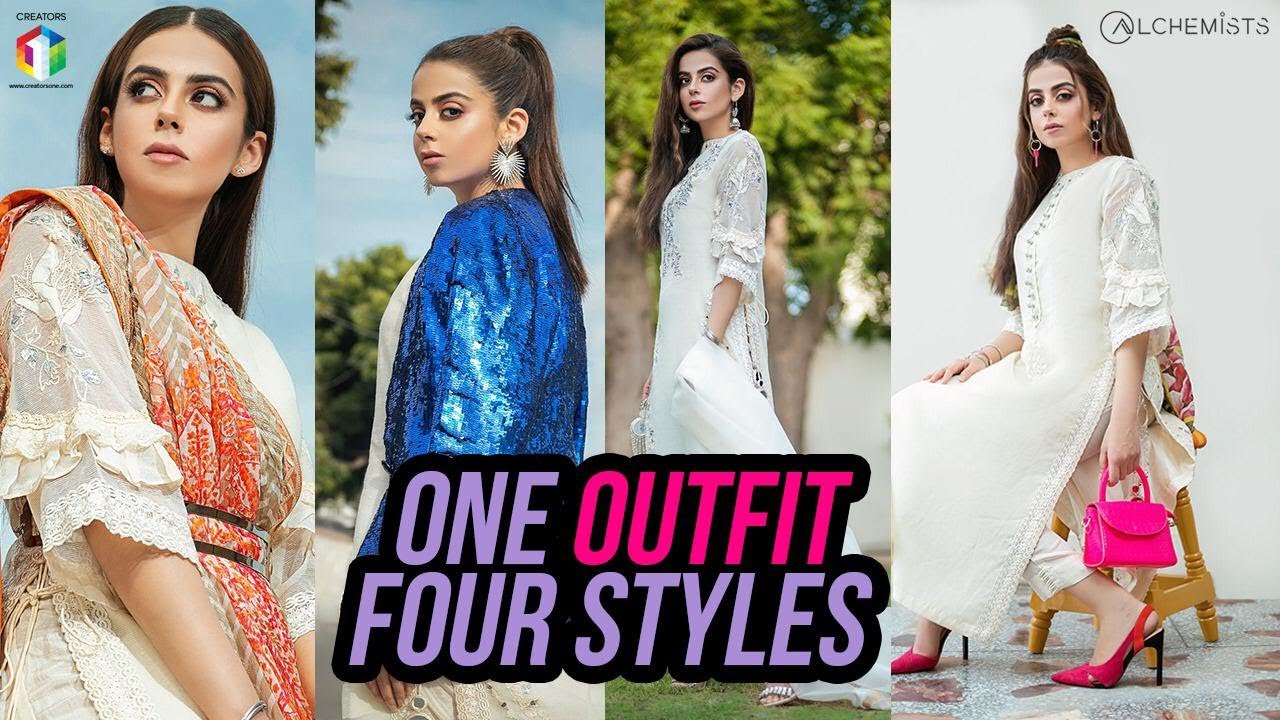 Yashma Gill Creates 4 Different Stunning Outlooks Using The Same Outfit | Vlog | Yashma Gill | SU1