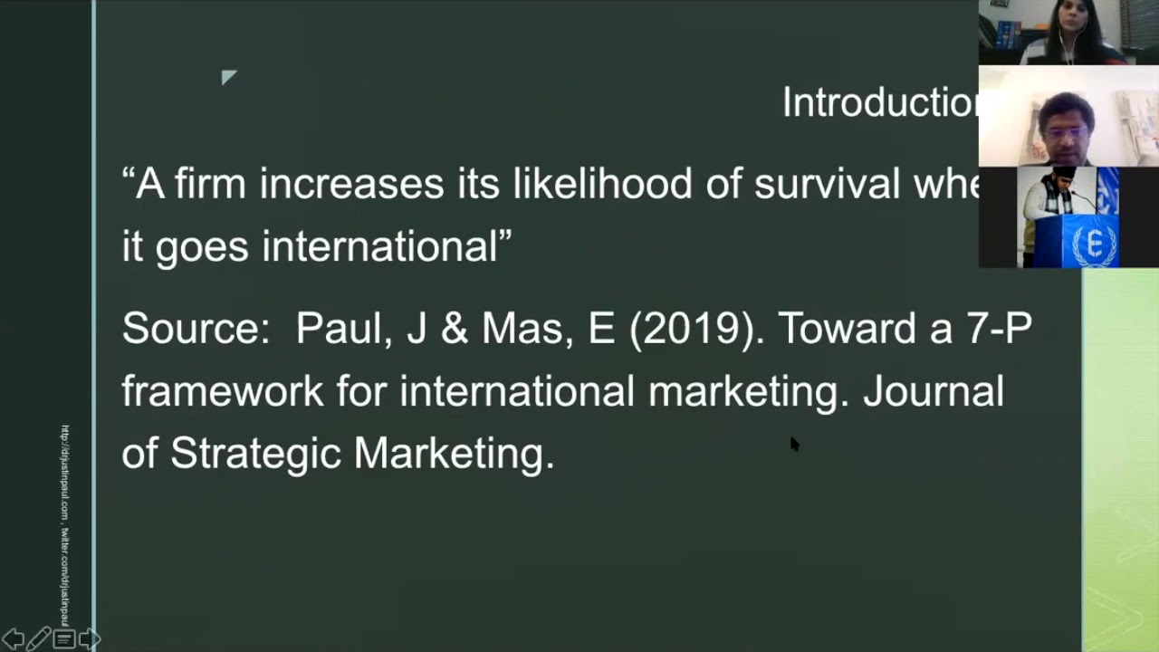 7 P Framework for International Performance / International marketing