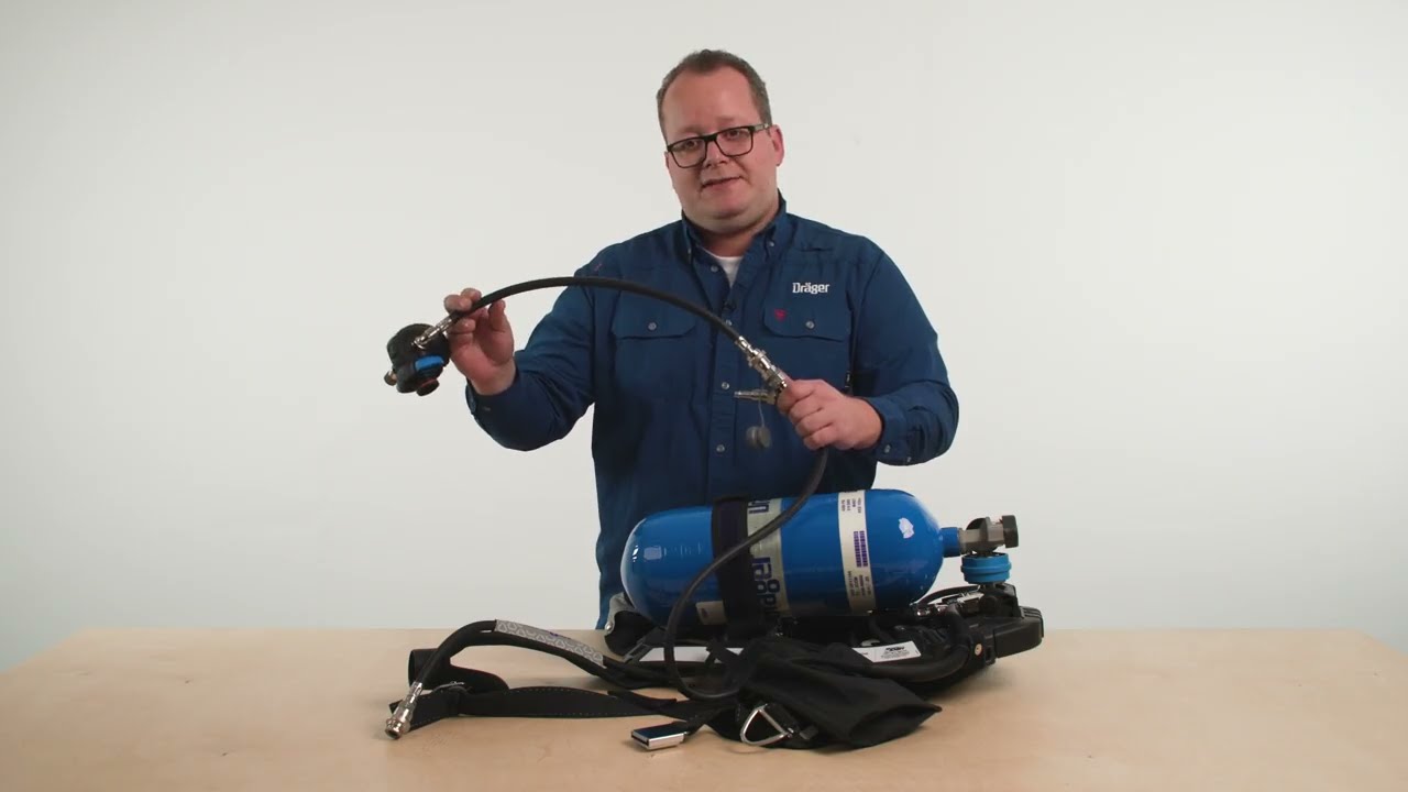 Dr&auml;ger PSS AirBoss NFPA Certified SCBA - UEBSS (Universal Emergency Breathing Supply System)
