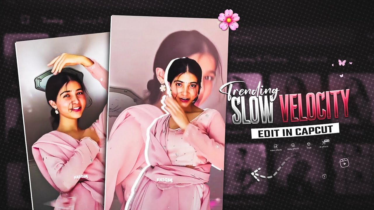Trending Slow Velocity Edit In Capcut | Instagram Trending Reels Video Editing 🍁