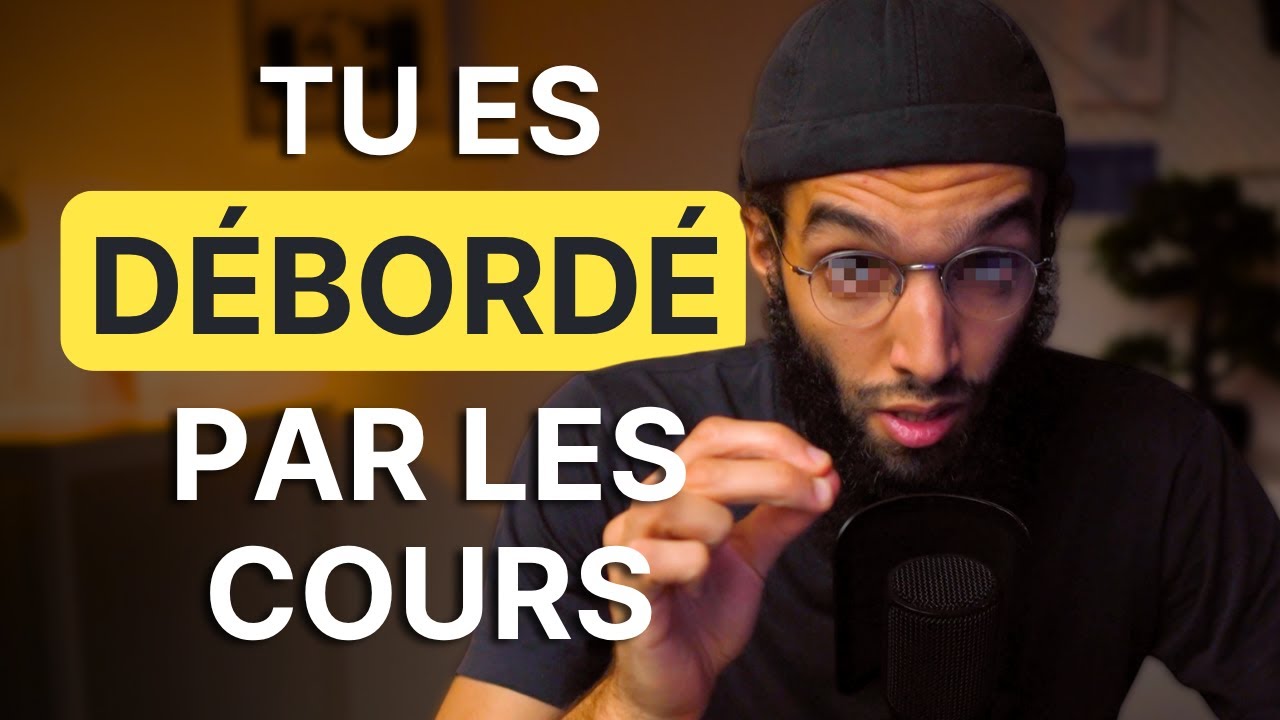 Une &eacute;tudiante D&Eacute;BORD&Eacute;E en pr&eacute;pa S'ORGANISE en 28 min