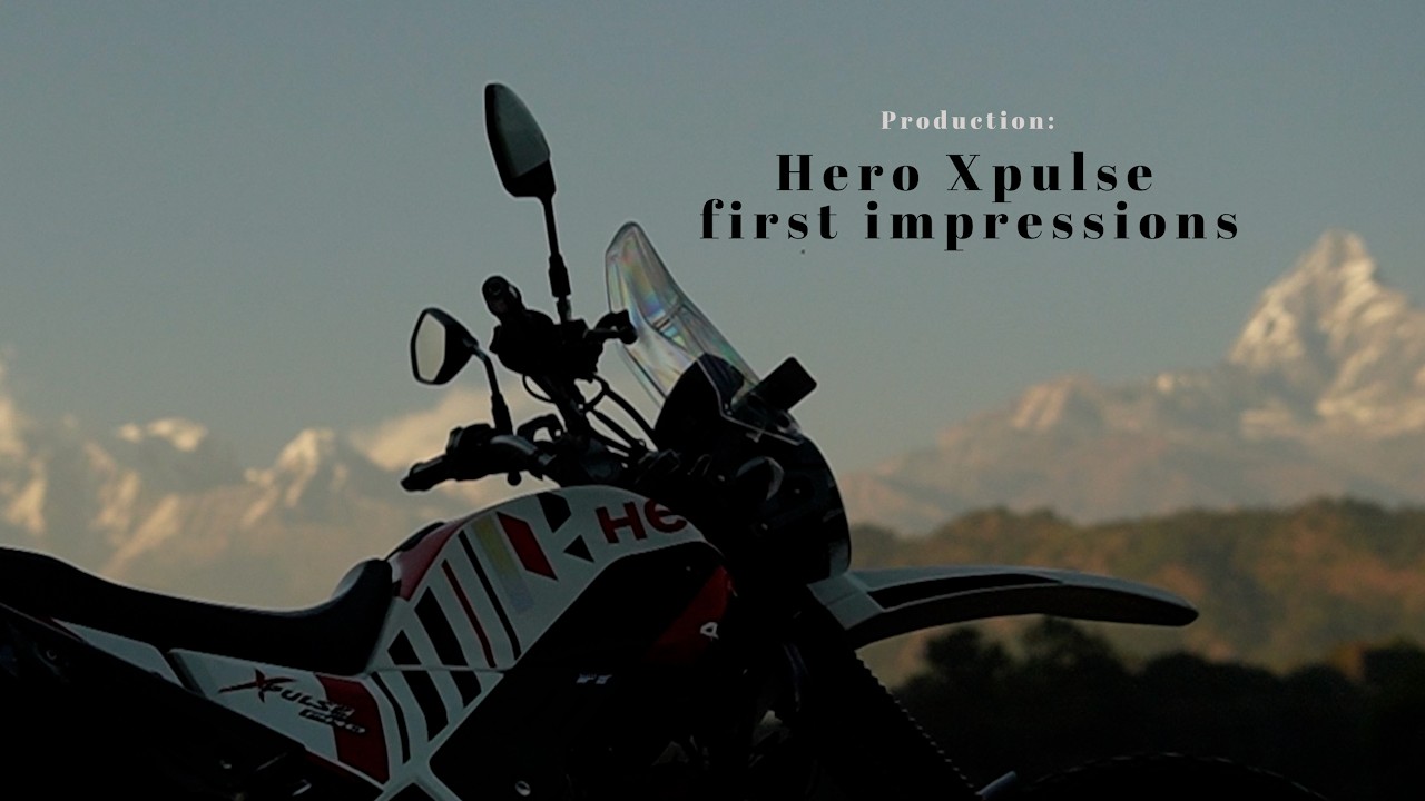 Testing the new Hero Xpulse in Nepal