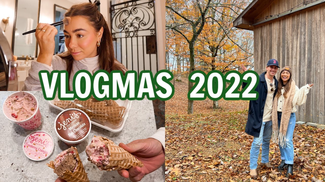 VLOGMAS 2: Sneak Peak of our FARM! Girls Night Makeup Routine, Wedding Ring Update | Julia & Hunter