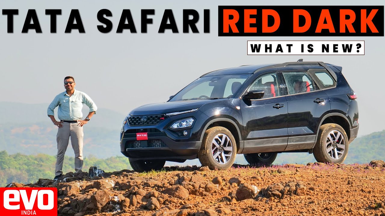Tata Safari Red Dark | New features explained | evo India