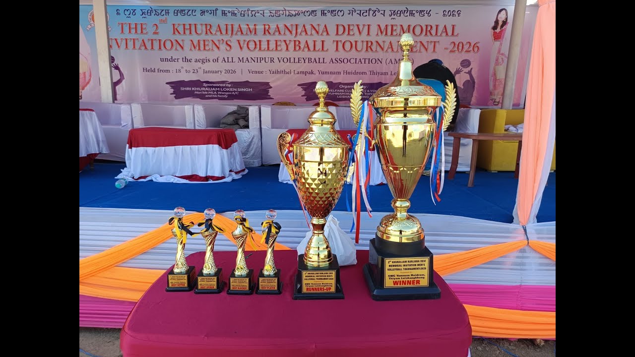 THE 2nd KHURAIJAM RANJANA DEVI MEMORIAL INVITATION MEN'S VOLLEYBALL TOURNAMENT - 2026 FINAL MATCH