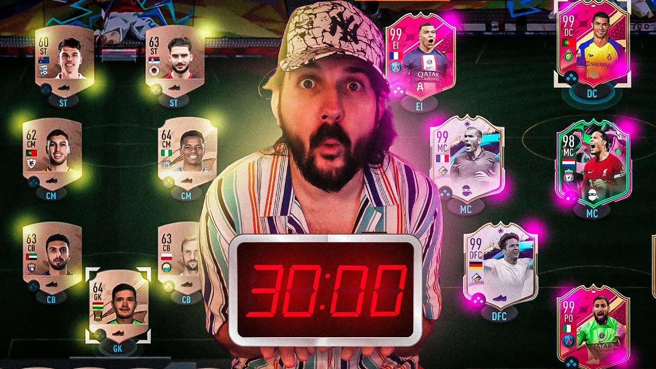 30 MINUTES sur FIFA pour CRÉER la MEILLEURE ÉQUIPE !!