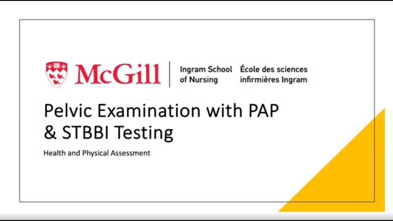 Pelvic Exam and PAP Test