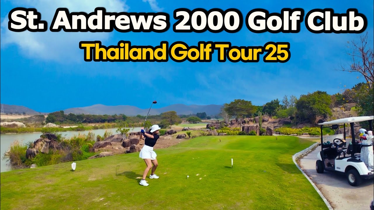 Thailand Golf Course Tour & Clubhouse Tour [St. Andrews 2000 Golf Club]