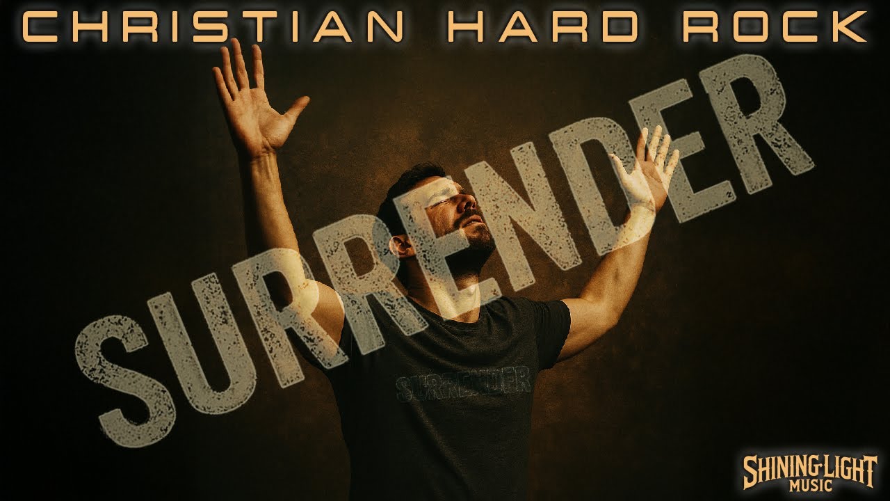 Shining Light Music - Surrender (Lyric Video) | Christian Hard Rock
