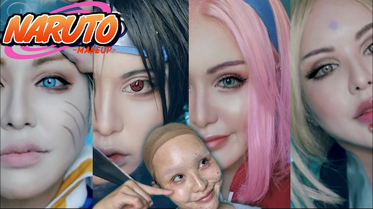 【NARUTO】ナルトメイク💄naruto•sasuke•sakura•tsunade MAKEUP【ハロウィンメイク】