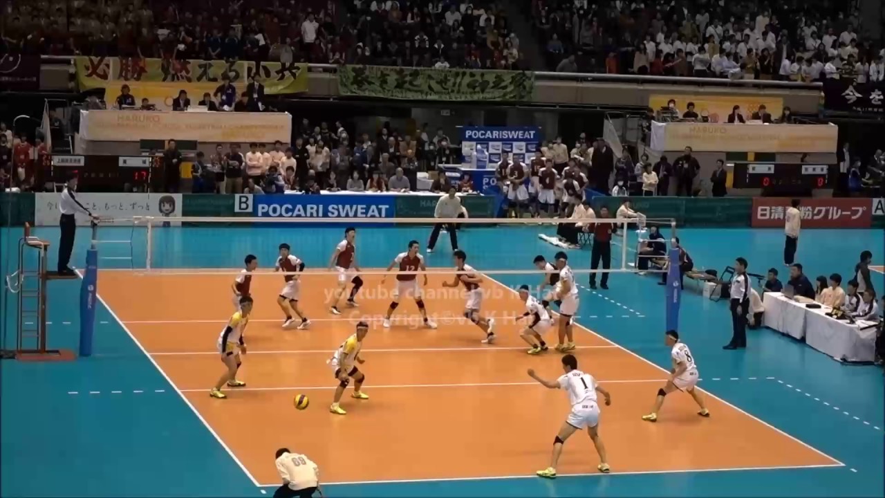 新井雄大選手の凄いスパイク集 春高2017より Japan volleyball