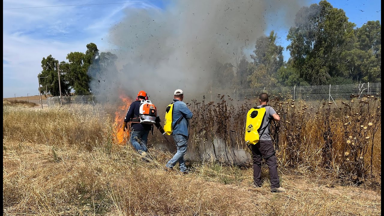 Grass Fire - Blower and Knapsack Spray Combination DEMO