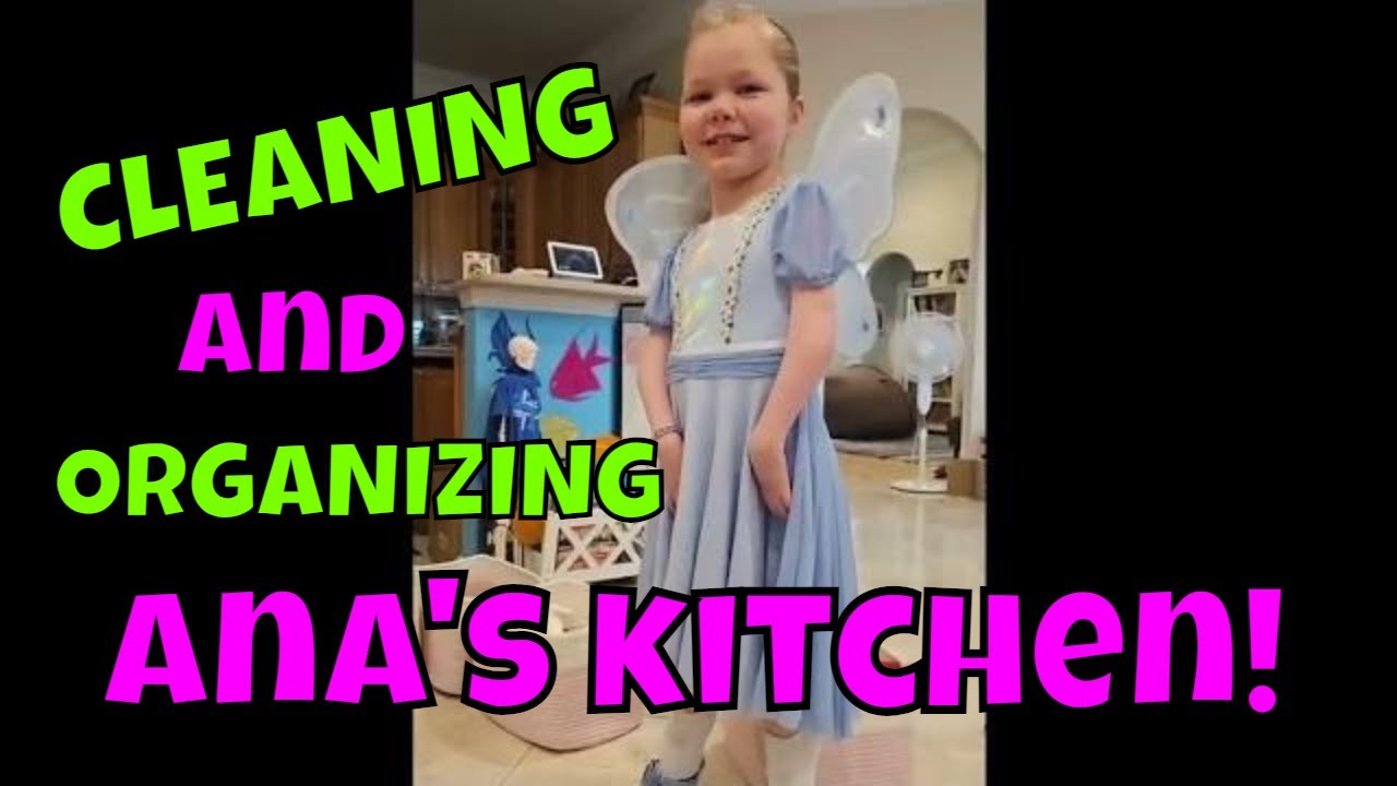 CLEANING and organizing Ana's kitchen! #organizing