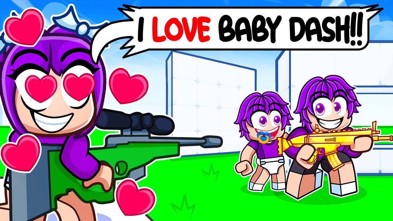 Baby Dash&rsquo;s Crazy Fan Girl STREAM SNIPED us in Rivals&hellip;
