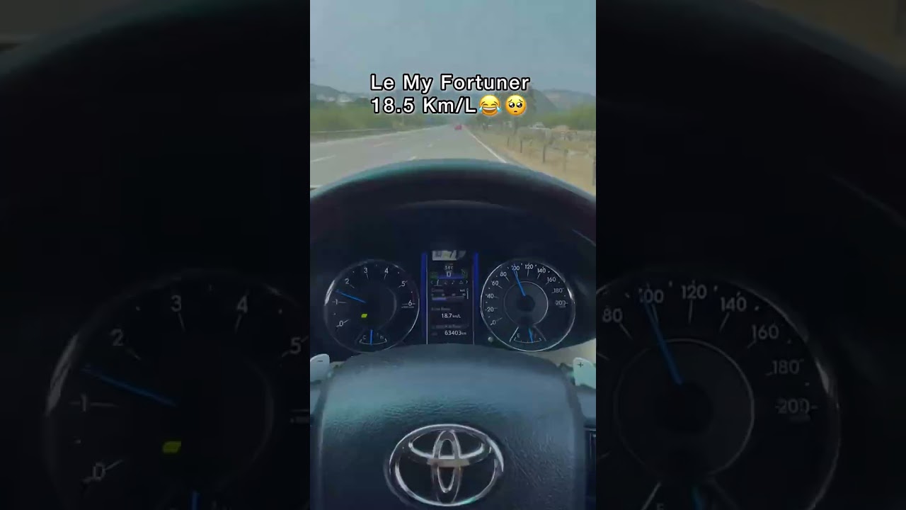 18 kmpl Mileage in Toyota Fortuner 😱 
