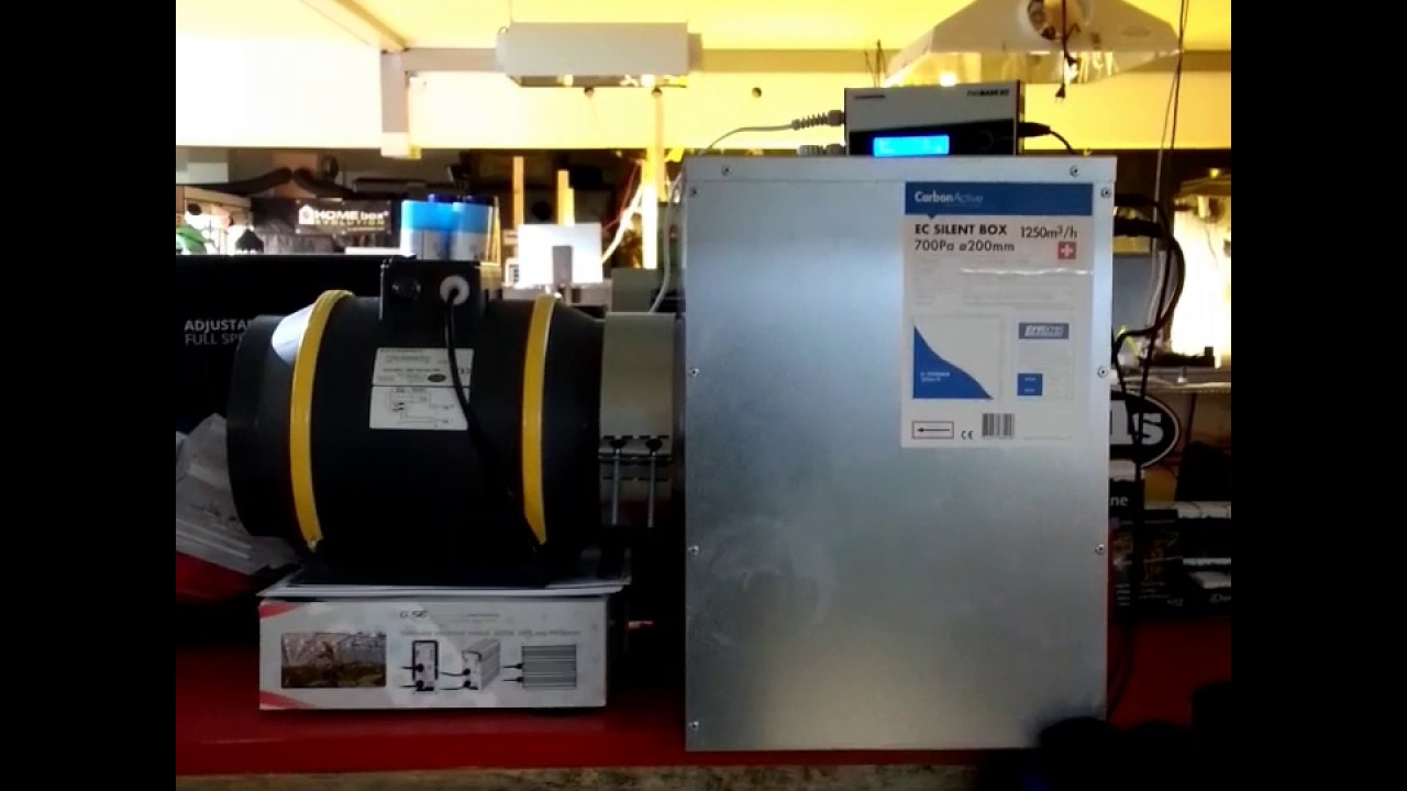 CarbonActive EC Silent Box vs. Can-Fan MaxFan Pro Series