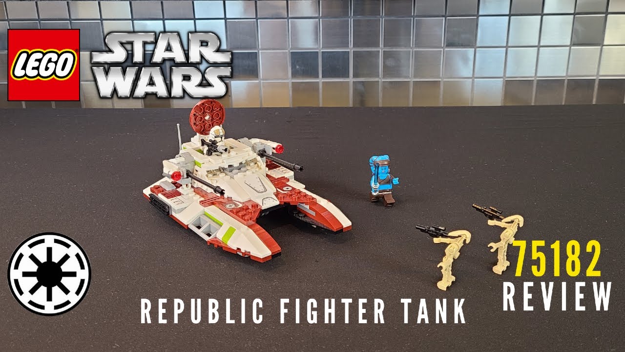 LEGO Star Wars Republic Fighter Tank 75182 Review!