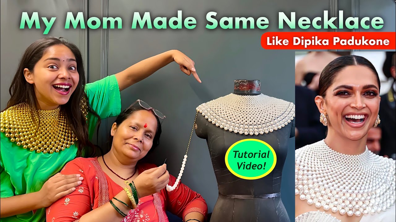 Deepika Padukone Cape Necklace | Tutorial 😱😍