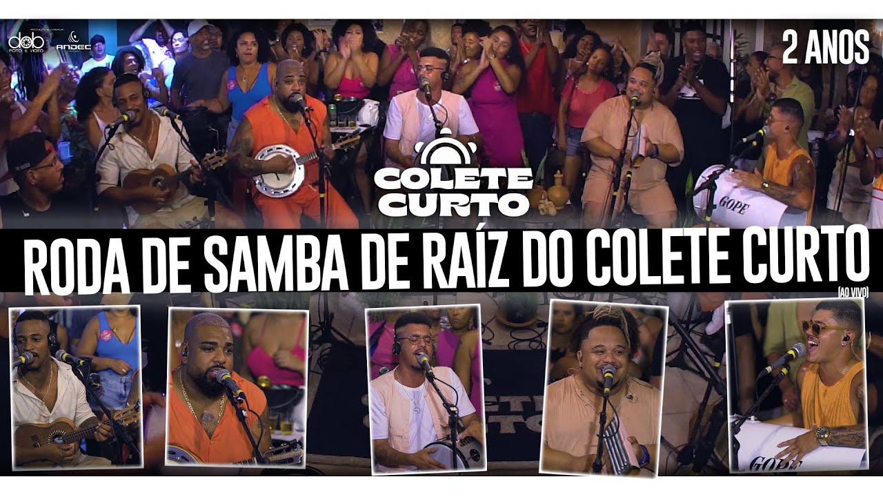 Colete Curto - Roda de Samba 2 anos