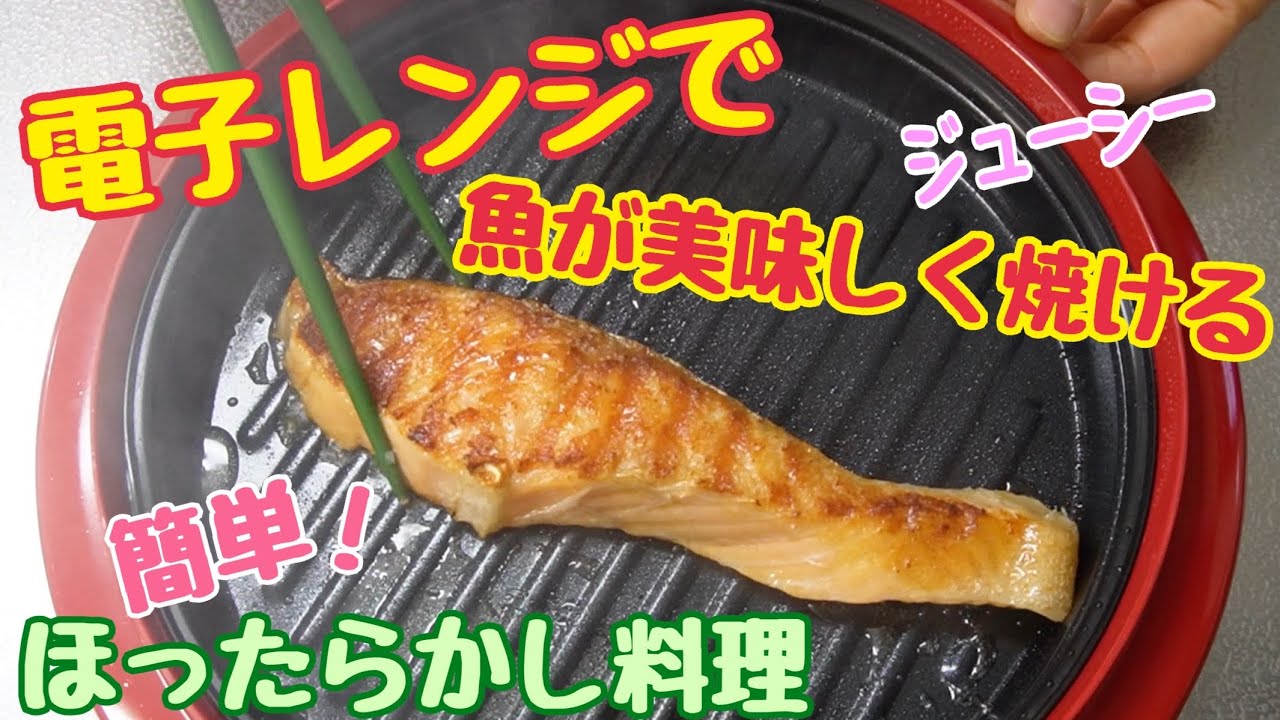 シニアライフ【電子レンジで焼き魚】レンジで焼き目がつくレンジメート ジャパネット