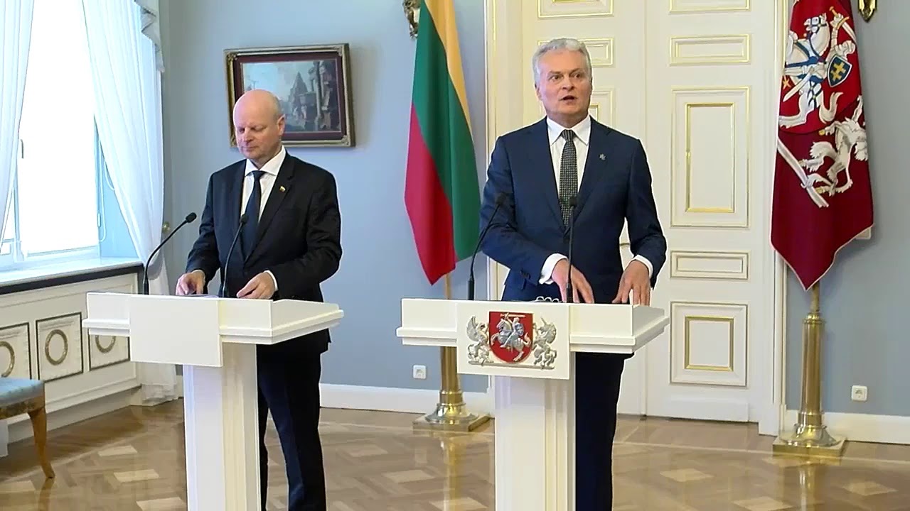 DELFI Gyvai: Prezidento Nausėdos ir Ministro Pirmininko Skvernelio komentarai