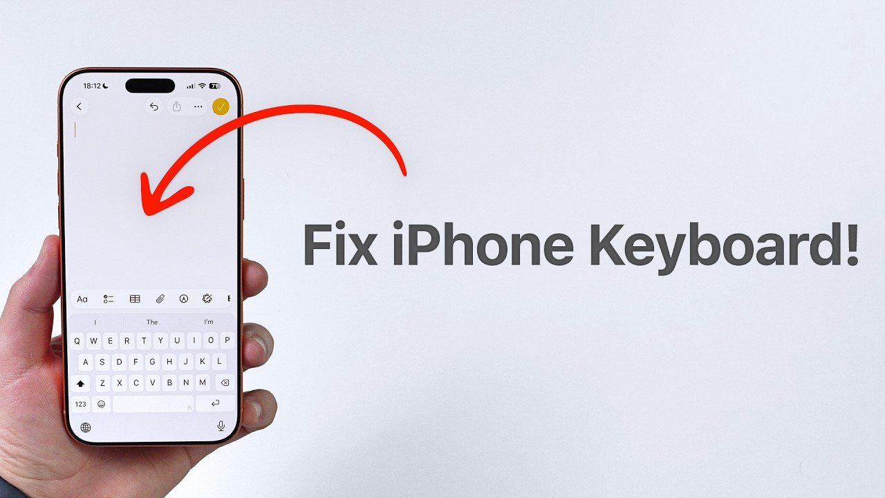 (iOS 26) How To Fix the iPhone Keyboard!