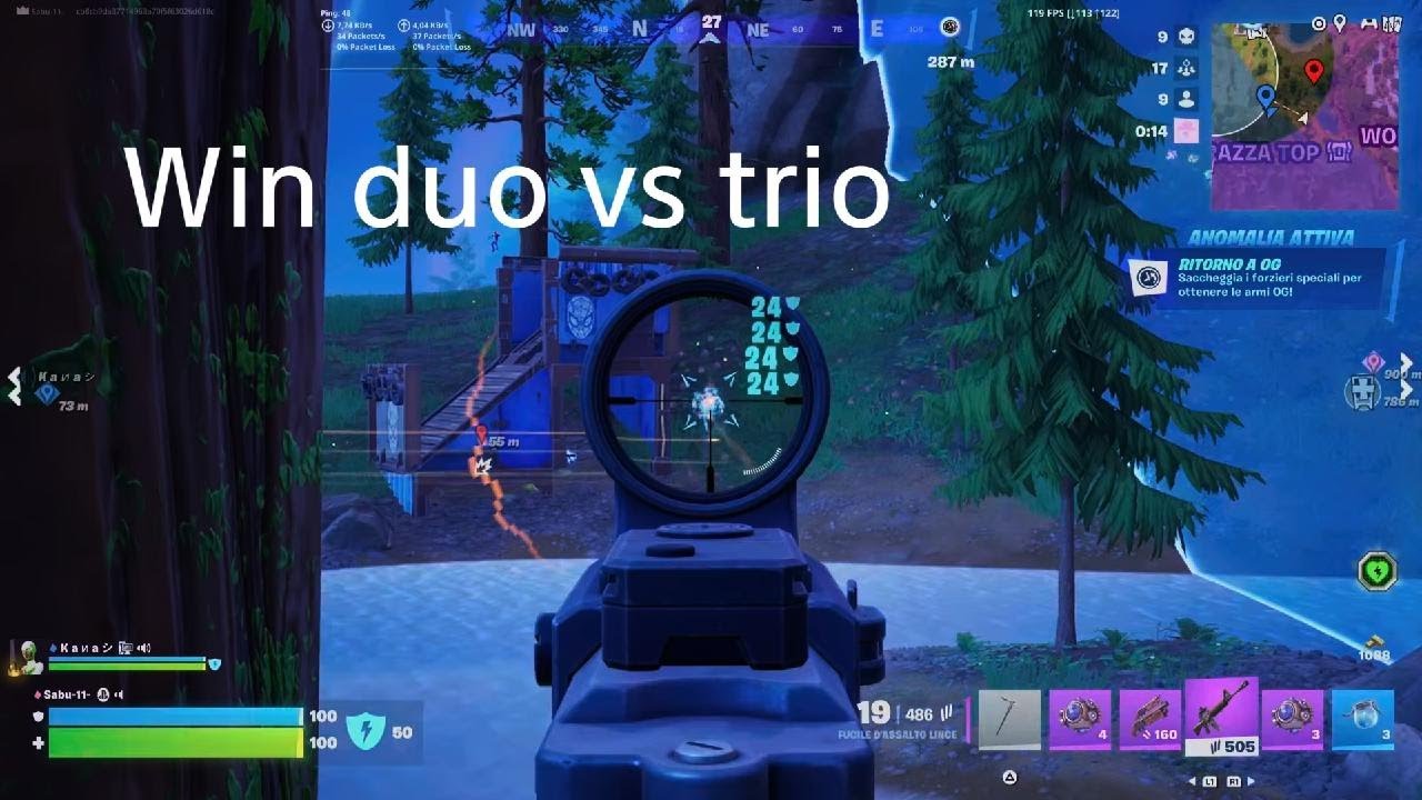 Fortnite ZB - Good win duo vs trio