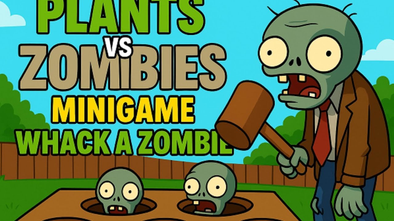 Plants vs. Zombies – Minigame:Whack A Zombie