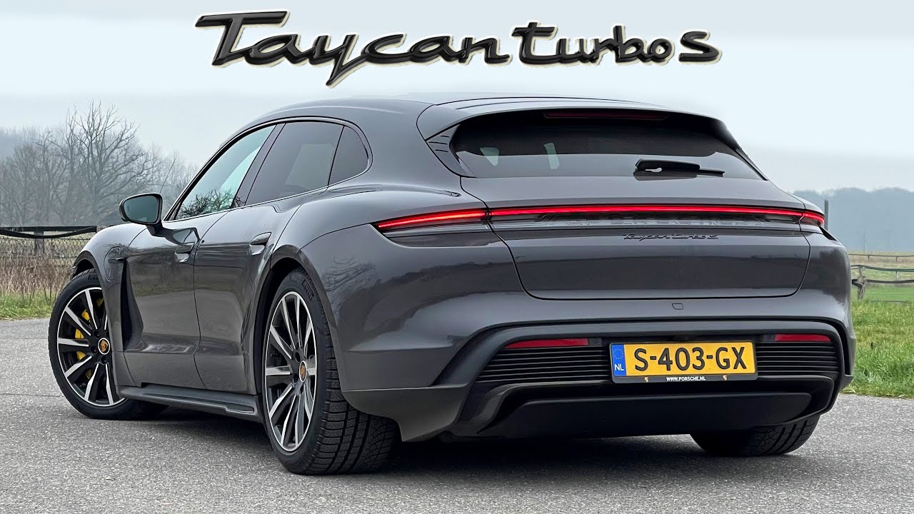 2023 Porsche Taycan Turbo S Sport Turismo REVIEW on AUTOBAHN