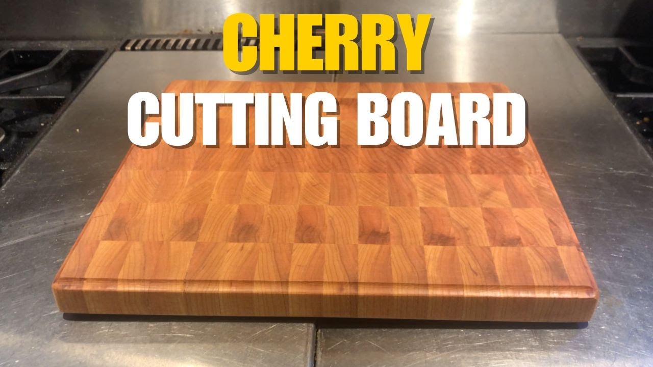 WoodWorking - Making a Cherry End Grain Cutting Board