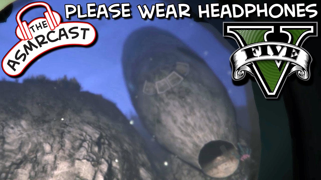 ASMR Gaming: GTA V: Deep Sea Diving In a Submarine (Binaural Whispering Tingles)
