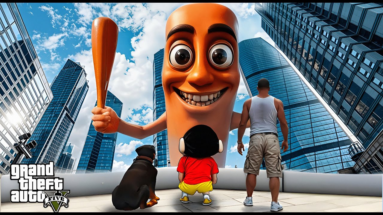 Tung Tung Tung Sahur Kidnaped Franklin | Shinchan Try to save Franklin In GTA 5!