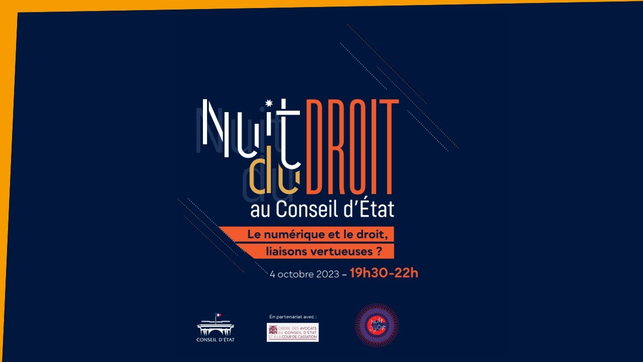 Nuit du droit 2023 : le Conseil d’État (re)fait sa télé !