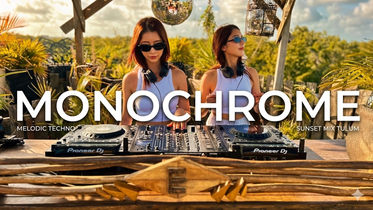 Monochrome | Melodic Techno & Progressive House Sunset Mix 2024 | By @EPHIMERATulum