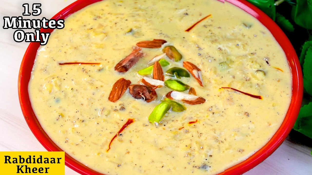 मेरी Mummy का ये सीक्रेट जानके आप भी कुकर में 15 MIN में रबडीदार खीर बना लोगे - INSTANT KHEER RECIPE