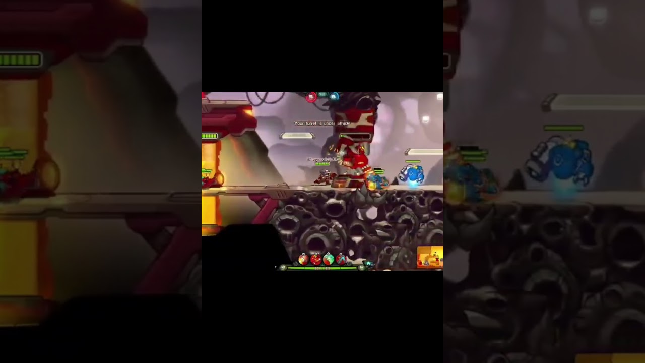 Proof of why the droids are the backbone of any team | Awesomenauts Assemble #shorts #gameclips