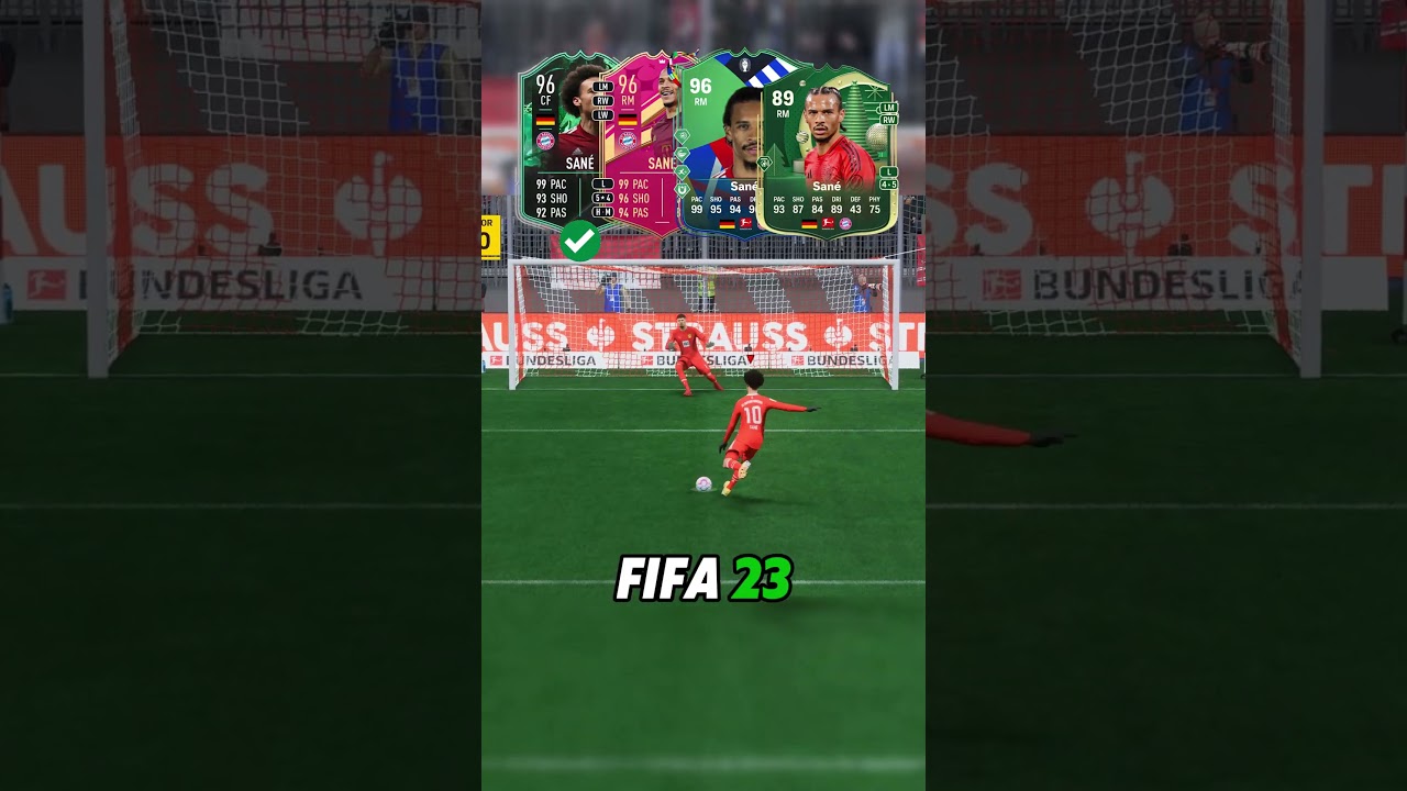 FIFA 22'den FC25'e LEROY SANE penaltıları! sizce SANE mi yoksa RAFA SİLVA mı? #shorts