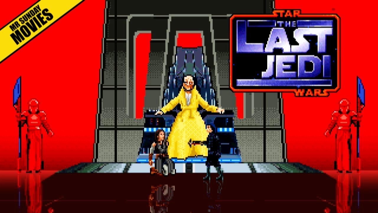 Snoke's Throne Room Fight - 16 Bit Scenes