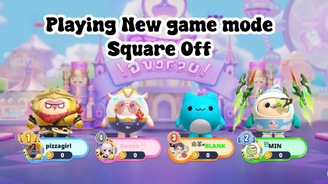 Playing New game mode Square Off - Eggy Party