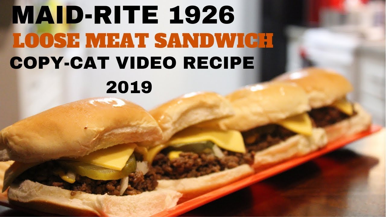 American BEST Cheesy Loose Meat Sandwich VIDEO RECIPE 2019 | NOT A MAID- RITE LOOSE MEAT SANDWICH